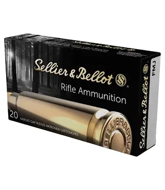 SELLIER AND BELLOT Sellier & Bellot 22 Hornet FMJ Ammunition - 45 Grains, 20 Rounds