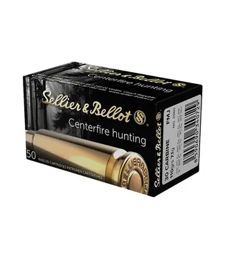 SELLIER AND BELLOT Sellier and Bellot 30 Carbine SP Ammunition - 110 Grains