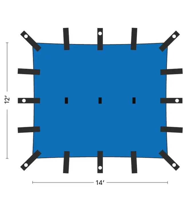 Chinook Guide Silver HD Tarp Shelter - 14' x 12'