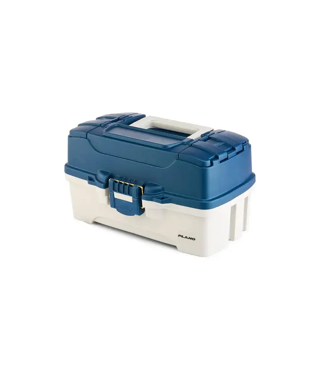 Plano Three-Tray Tackle Box - Blue/White