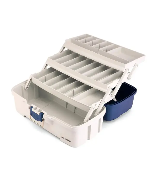 Plano Three-Tray Tackle Box - Blue/White