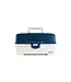 Plano Three-Tray Tackle Box - Blue/White