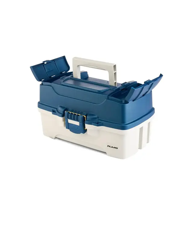 Plano Three-Tray Tackle Box - Blue/White