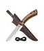 Beavercraft Dune Carbon Steel Bushcraft Knife Walnut with Sheath