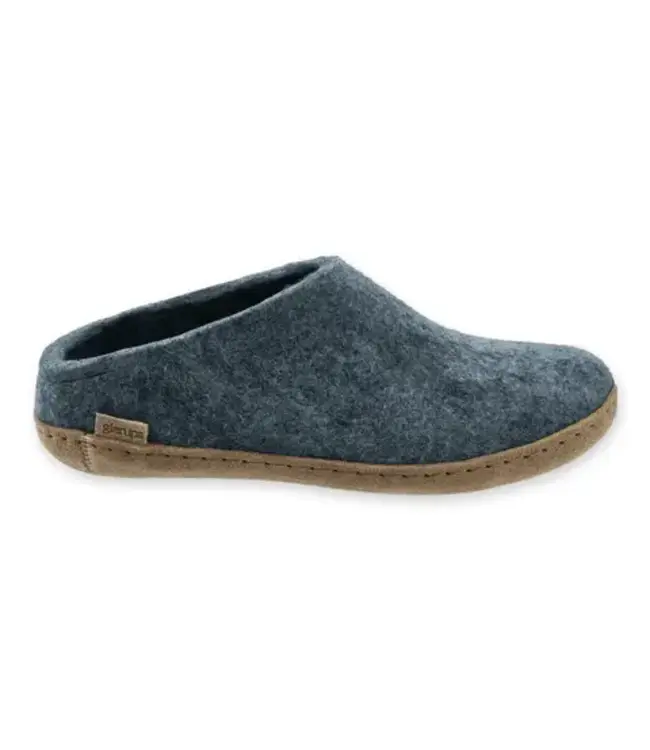 Glerups Slip On Leather Sole Slipper