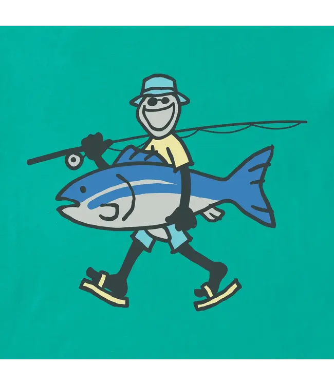 Life Is Good Men's Jake Big Fish Short Sleeve Crusher-LITE Tee