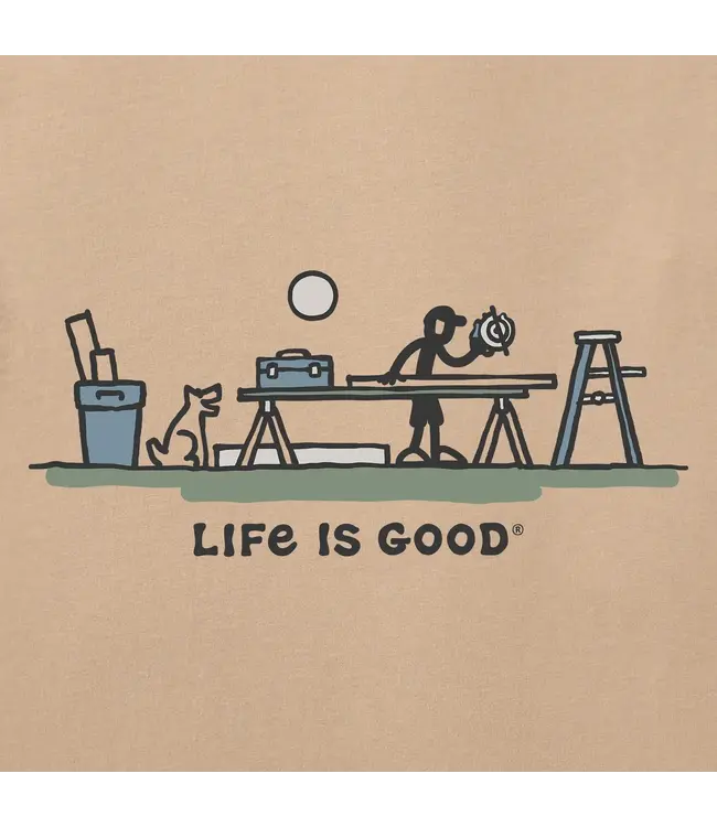 Life Is Good Men's Handman Vista Short Sleeve Crusher Tee
