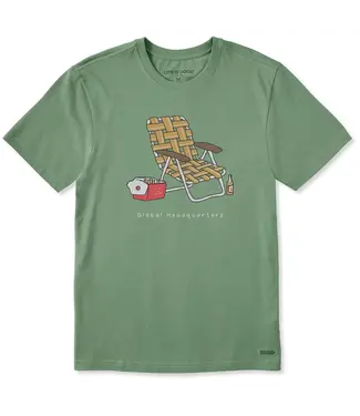 LIFE IS GOOD Life Is Good Men's Global Headquarters Short Sleeve Crusher-LITE Tee