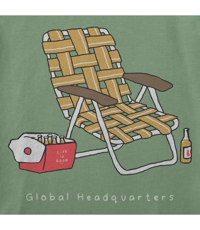 Life Is Good Men's Global Headquarters Short Sleeve Crusher-LITE Tee