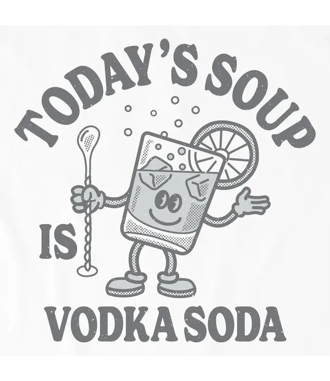 Life Is Good Women's Women's Today's Soup is Vodka Soda Crusher-LITE Tee