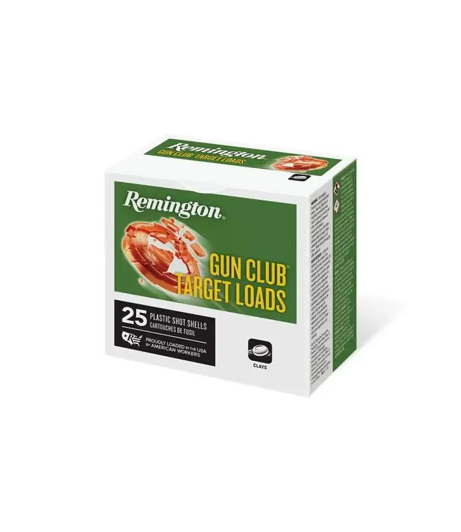 Remington Gun Club, 20 Gauge Ammunition - 7.5 Shot, 2-3/4 in, 7/8 oz, 1200 fps