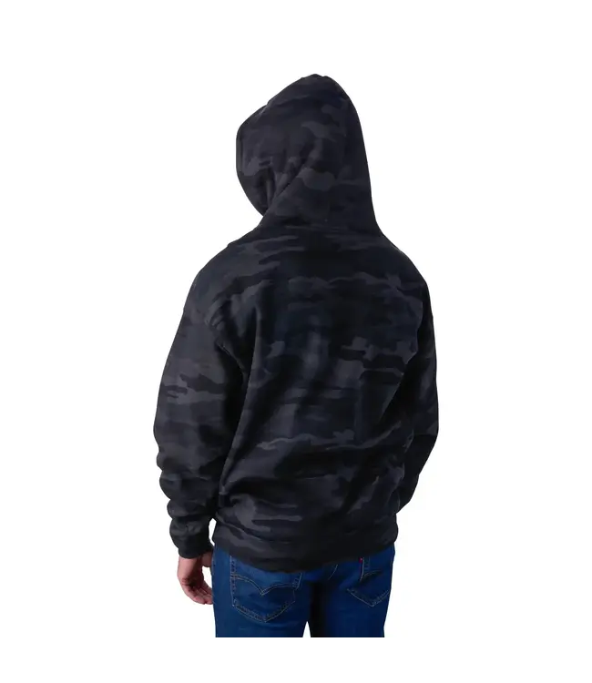 Fenwick Logo Camo Pullover Fleece Hoodie