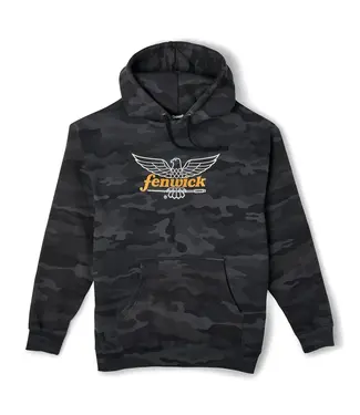 FENWICK Fenwick Logo Camo Pullover Fleece Hoodie