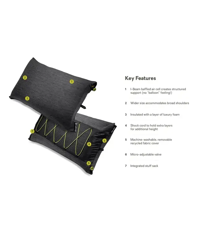 Nemo Equipment Fillo Wide Camping Pillow