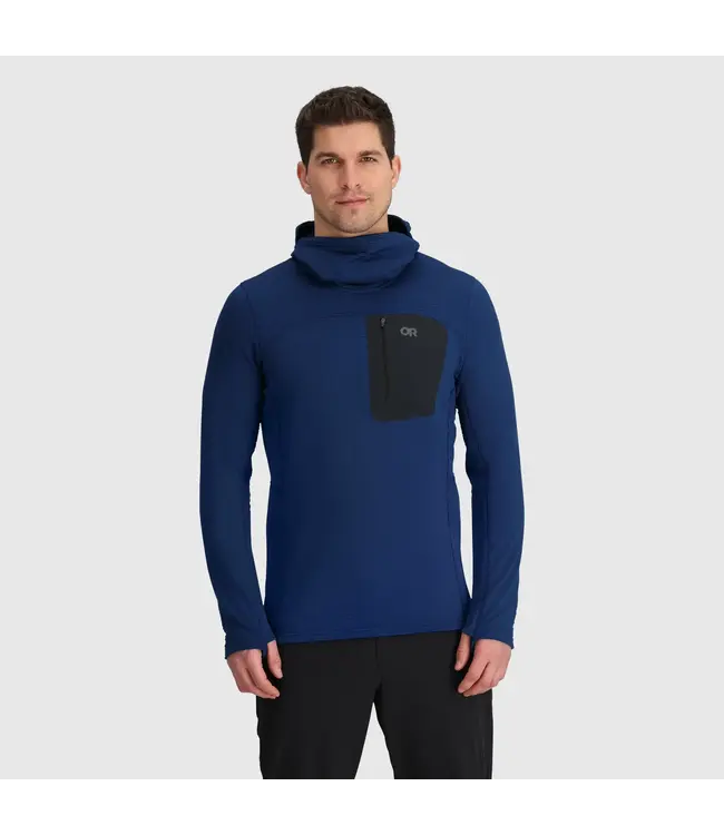 Outdoor Research Men's Vigor Grid Fleece Pullover Hoodie