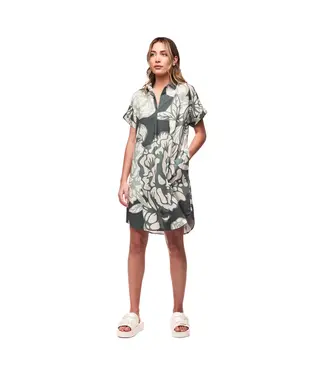 INDYEVA Indyeva FRIVOL Knee Length Short Sleeve Shirt Dress