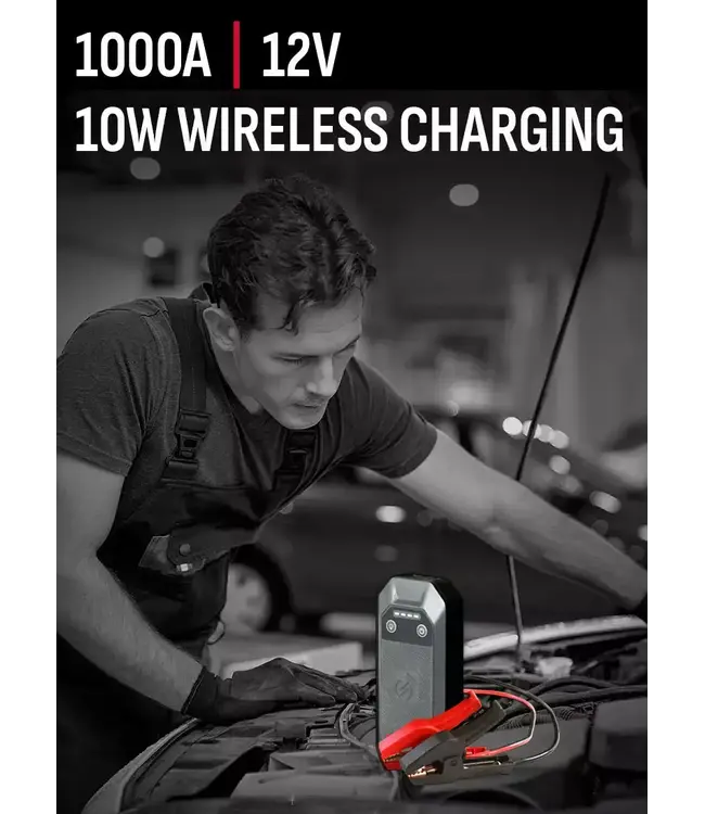 Schumacher 4-in-1 Lithium Jump Starter and Portable Power Pack