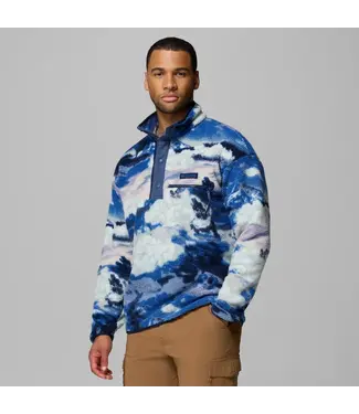 COLUMBIA SPORTSWEAR Columbia Men's Helvetia II Printed Half Snap Printed Fleece Pullover