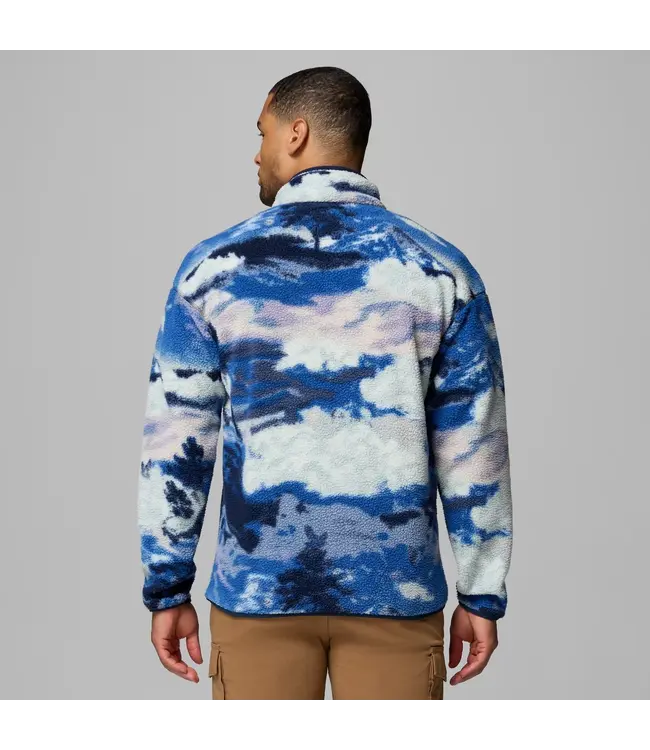 Columbia Men's Helvetia II Printed Half Snap Printed Fleece Pullover