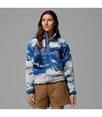 COLUMBIA SPORTSWEAR Columbia Women's Helvetia II Printed Cropped Half Snap Fleece Pullover