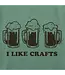 Life Is Good Men's I Like Crafts Beers Short Sleeve Crusher Tee