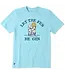 Life Is Good Men's Let the Fun Be Gin Drink Short Sleeve Crusher Tee