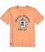 Life Is Good Men's Death Before Decaf Short Sleeve Crusher Tee