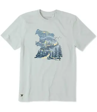 LIFE IS GOOD Life Is Good Men's Bear Mountainscape Short Sleeve Crusher-LITE Tee