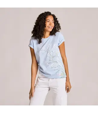 LIFE IS GOOD Life Is Good Women's Forgetmenot Butterfly Short Sleeve Crusher Tee