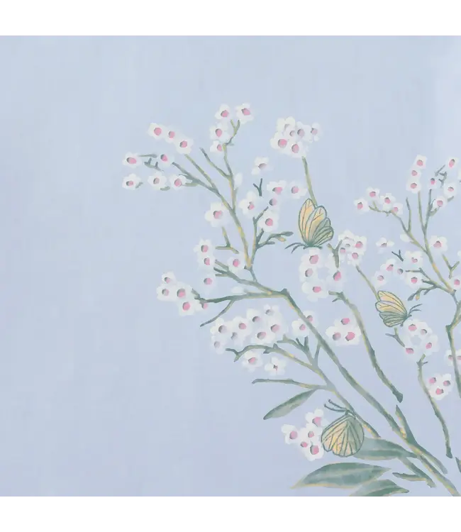 Life Is Good Women's Forgetmenot Butterfly Short Sleeve Crusher Tee