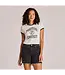 Life Is Good Women's Positive Energy Bolt Crusher-LITE Shrunken Ringer Tee