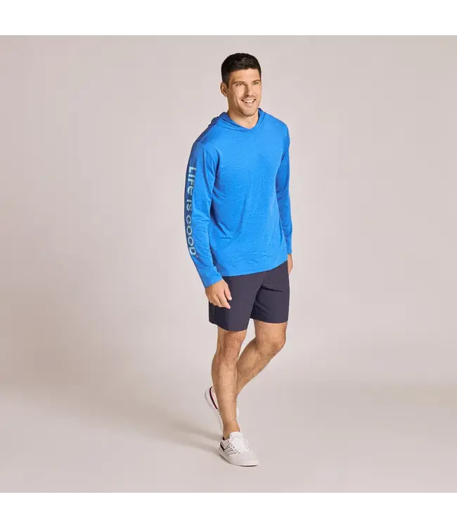 Life Is Good Men's Long Sleeve Sun Crusher Hoodie