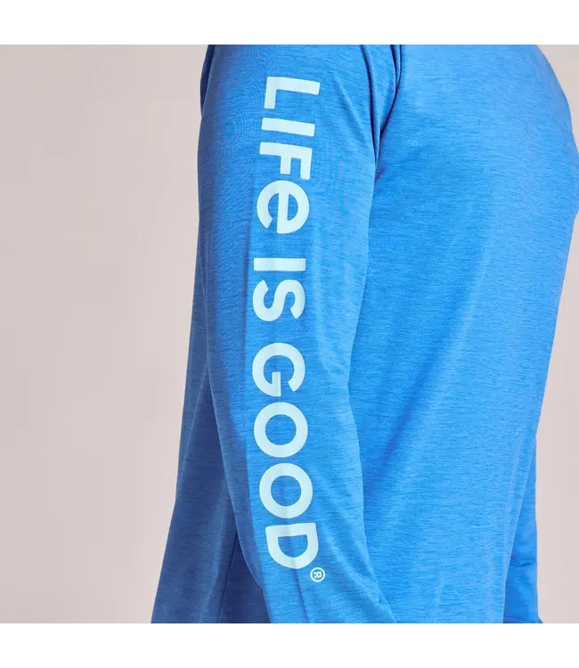 Life Is Good Men's Long Sleeve Sun Crusher Hoodie