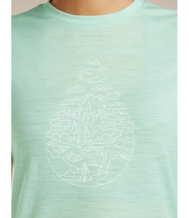 Icebreaker Women's 150 Tech Lite T-Shirt Hike Path