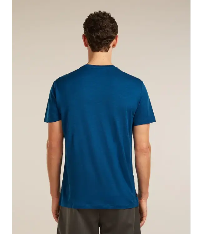 Icebreaker Men's Merino 150 Tech Lite Short Sleeve Tee - Range Stripes