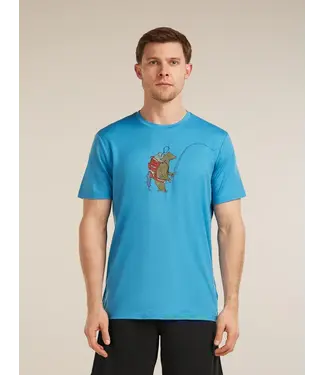 ICEBREAKER Icebreaker Men's Merino 150 Tech Lite Short Sleeve Tee - Bear Catch