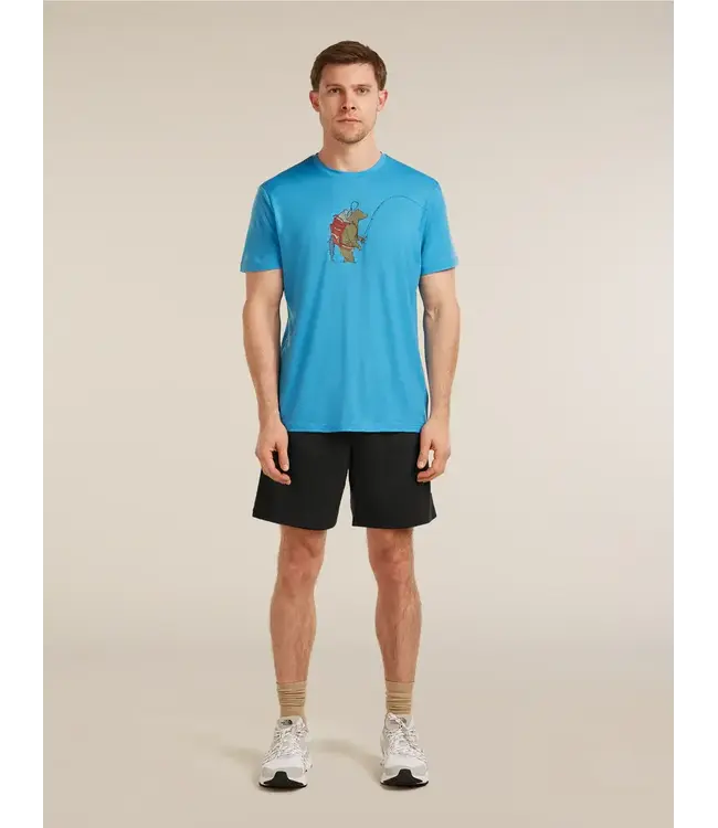 Icebreaker Men's Merino 150 Tech Lite Short Sleeve Tee - Bear Catch