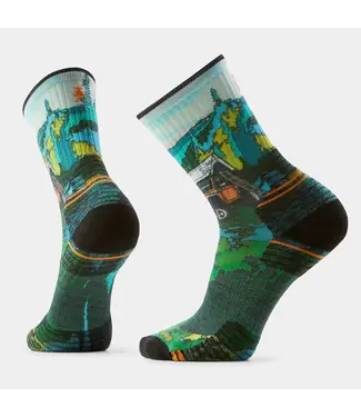 SMARTWOOL Smartwool Hike Trail Trekker Print Crew Socks