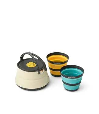 SEA TO SUMMIT Sea To Summit Frontier Ultralight Collapsible Kettle Cook Set with Cups