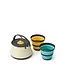 Sea To Summit Frontier Ultralight Collapsible Kettle Cook Set with Cups