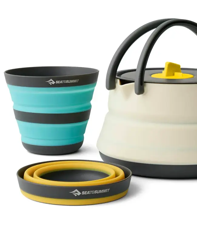 Sea To Summit Frontier Ultralight Collapsible Kettle Cook Set with Cups