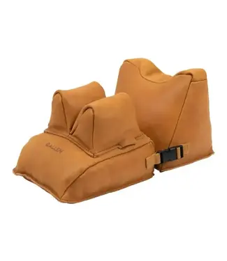 Allen Company Longmont Leather Filled Front & Rear Shooting Rest Combo, Light Brown