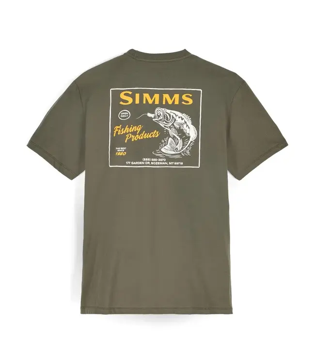 Simms Men's Locals Bass Shop T-Shirt