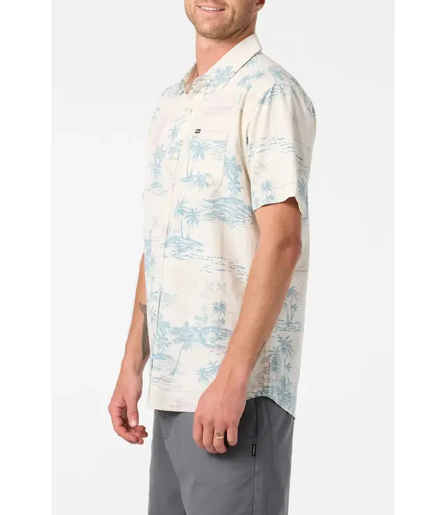 O'Neill Men's Oasis Standard Short Sleeve Woven Shirt