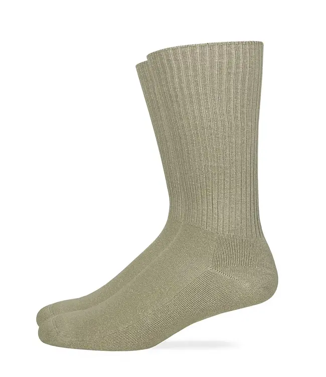 Carolina Ultimate Non-Binding Seamless Toe Cotton Crew Socks - 2 Pack