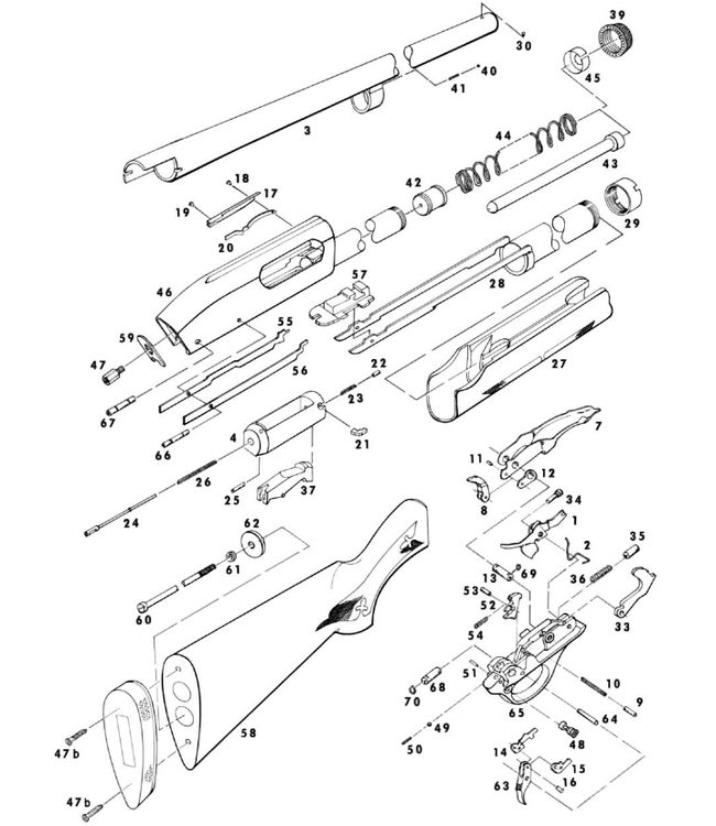 S&J Remington 870 Dog Follower Spring (Carrier Latch Spring)