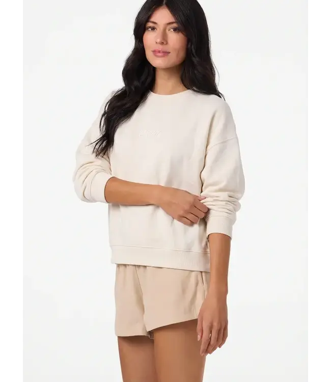 O'Neill Solid Butter Crew Fleece Sweater