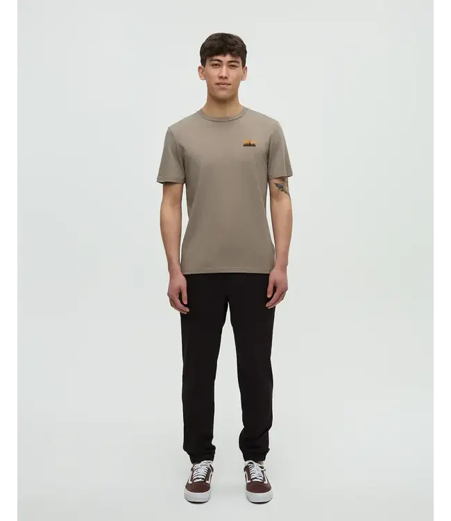 TenTree Juniper Cork Patch Regular Fit Crew Neck T-shirt