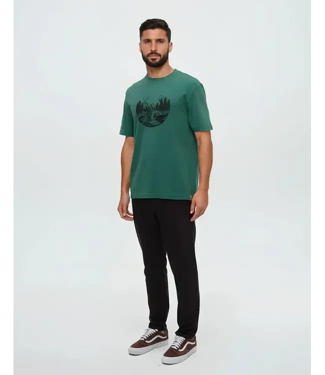 TenTree Men's Regenerative Lake Life Portal T-Shirt
