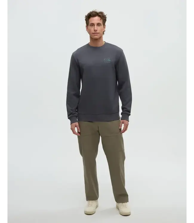 TenTree Men's Lake Life Essentials Graphic Crew Neck Sweatshirt